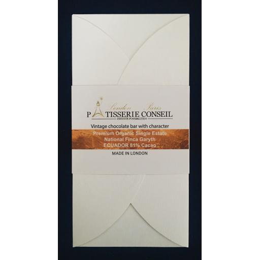 Premium Organic Single Estate National Finca Garyth Ecuador 81% cacao